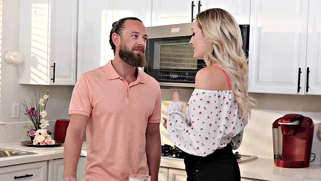 Charlotte Sins with her friend's dad!!