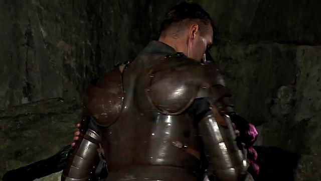 Вероника Да Соуза под платьем устроила секс-сюрприз своему лорду, и анал не обошёл стороной, конечно же с юмором и волосатой киской.