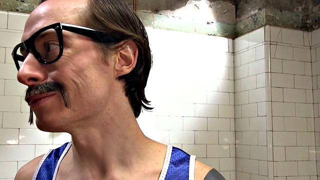 Gangbanged babe fucked wildly by basketball players