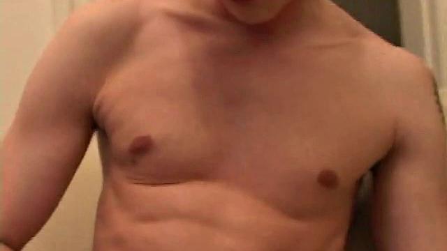 Welcome to Adrian for his first jerk off on camera. Adrian is a young guy with a hot slim body and a nice sized cock. Enjoy as he does the 2 finger stroke to get the cum pumping.