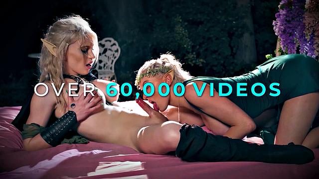 TRANSFIXED - Gorgeous Christy Love Gets Her Wet Pussy Fucked By Trans Cock For the First Time