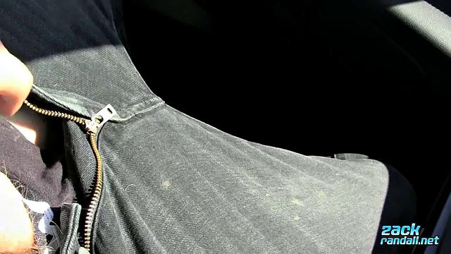 Oliver Dean strokes his heavy balls slow and deep until he unloads every drop