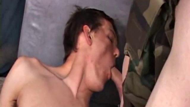 Nick and Cody get naked and exchange blow jobs. Then Nick buries his big cock in Cody's and gives it a good hard fucking.