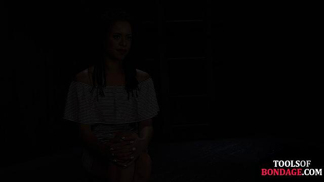 Petite ebony pleases her master