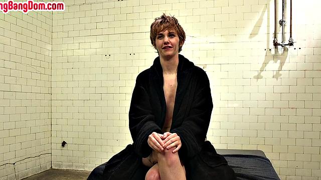 Gangbanged pixie handling cocks