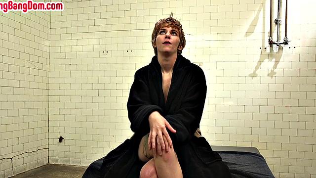 Gangbanged pixie handling cocks