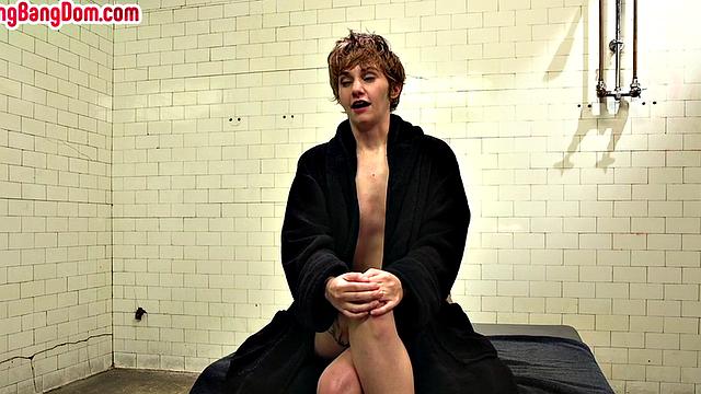 Gangbanged pixie handling cocks