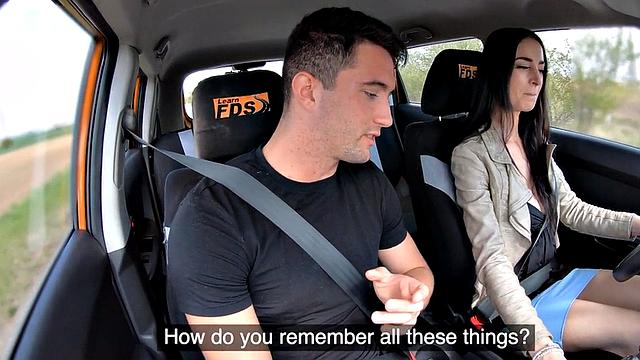 Driving student public banged to pass test