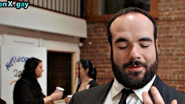 Twink barebacking man at party after getting caught