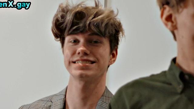 Twink barebacking man at party after getting caught