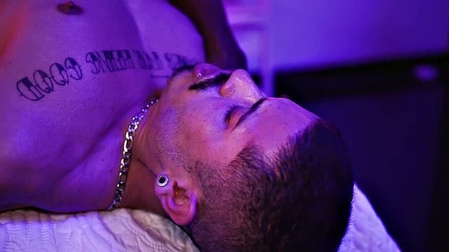 Hispanic stud gives handjob and gets barebacked by BBC