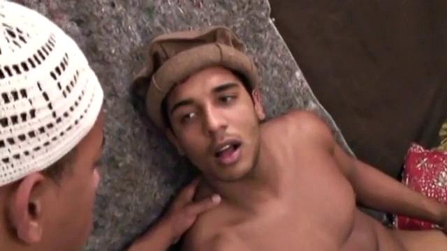 Mujab Nabhi and Siraj Wazir are quick at getting to the cock sucking. From dick licking to nipple sucking to ass fucking is a short journey as these guys just can't seem to wait to get to the good stuff.