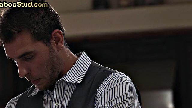 Taboo bottom barebacked by stepbrother in bed