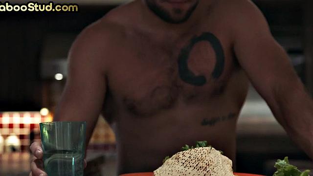 Taboo bottom barebacked by stepbrother in bed