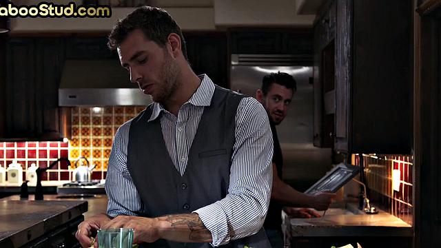 Taboo bottom barebacked by stepbrother in bed