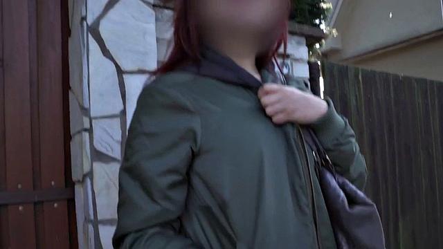 Oiled booty bae smashed by fake priest in back of a van