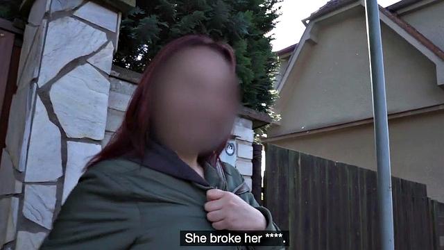 Oiled booty bae smashed by fake priest in back of a van