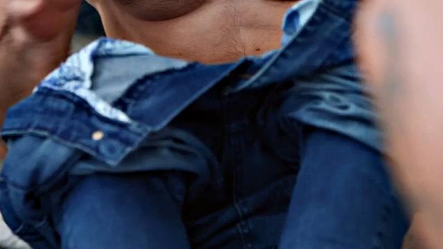 Bisex skinny babe fucked in winter by fireplace