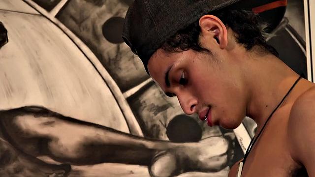 We watch as Latin boys Tommy and Francis make out on the couch, while stripping naked. Tommy stands and feeds his dick to Francis, who sucks on that big uncut meat until he's ready to hop on for a raw ride.