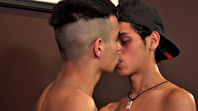 We watch as Latin boys Tommy and Francis make out on the couch, while stripping naked. Tommy stands and feeds his dick to Francis, who sucks on that big uncut meat until he's ready to hop on for a raw ride.