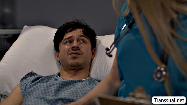 Giving my sick patient a hot blowjob