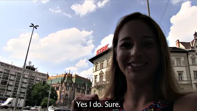 A busty MILF strip down for cash and get fucked hard in POV