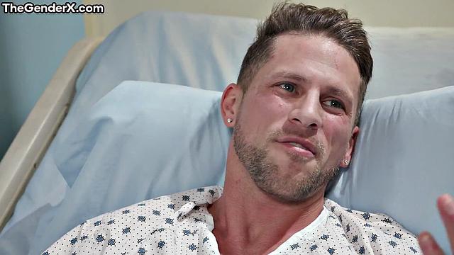 Gorgeous nurse spoils patient