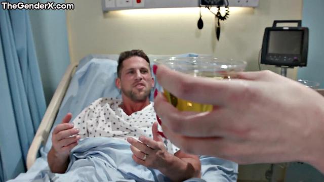 Gorgeous nurse spoils patient