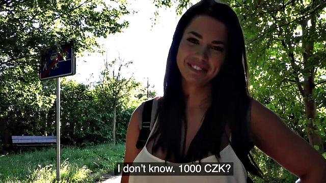 Bigtit euro pulled in public before bj ad sex