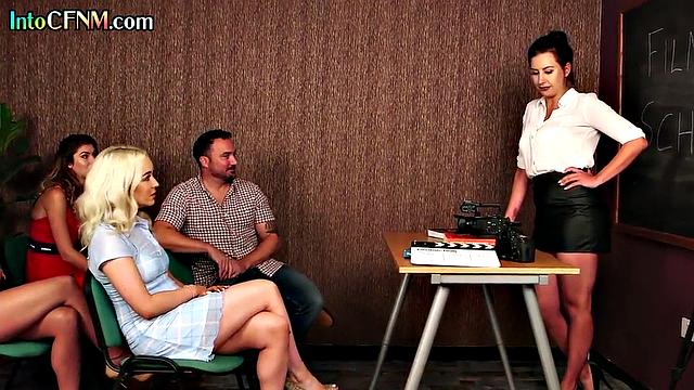 Cockhungry divas love cocksucking