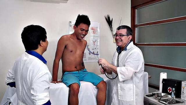 Jude has come to the Laughing Asians tickle clinic simply because he's so ticklish.