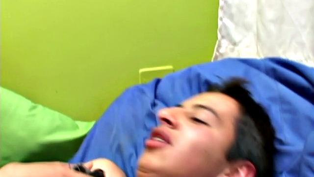 Sebastian and Henry have a foot fetish and it isn't long before the Latin twinks are sniffing socks, licking toes and foot fucking, as they strip naked.