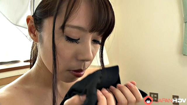 Ami Kasai is caught masturbating by the owner