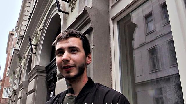 Pulled euro stud got his asshole fucked in POV