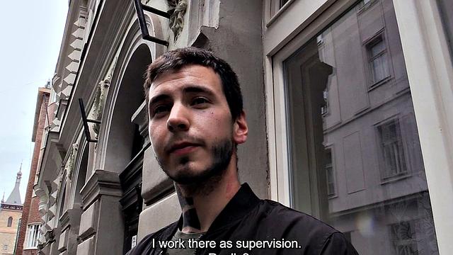 Pulled euro stud got his asshole fucked in POV