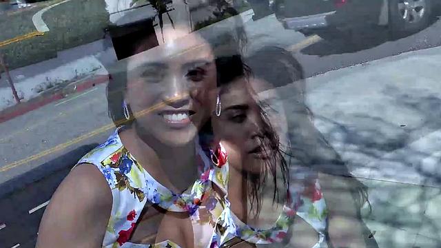 Эмбер Сноу жестко трахается на калифорнийской съемке