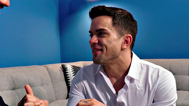 Tattooed stud barebacks butt in foot fetish anal sex