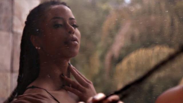 Black babe in stockings banged by guy after cocksucking