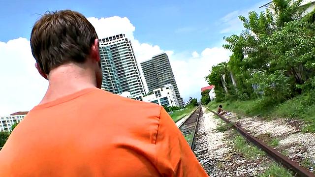 Muscular ebony pornstar gets her tight asshole drilled by white dude with glasses