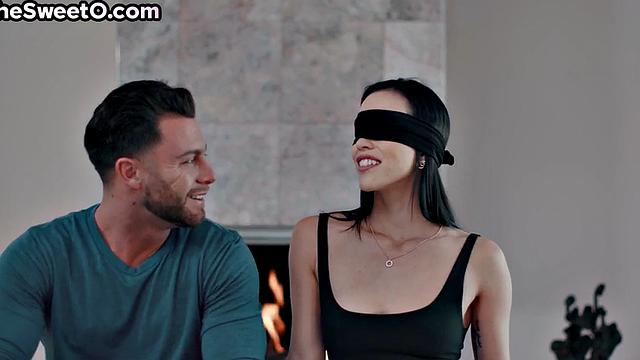 Big booty babe doggystyled after dinner