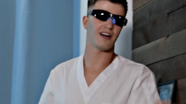 Kinky nympho dude pounds muscular guy in a wild missionary session