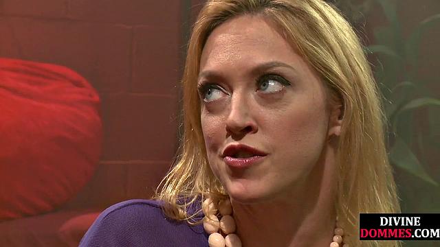 Big-titted MILF strapon incel