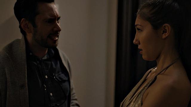 Petite Asian babe passionately riding BF's cock