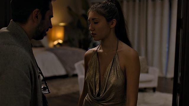 Petite Asian babe passionately riding BF's cock