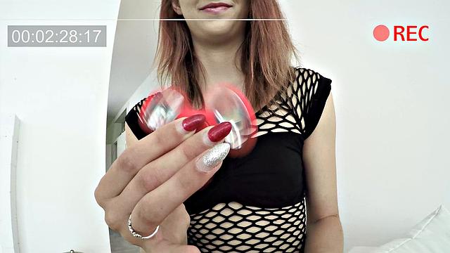 Guy plays with fidget spinner before casting