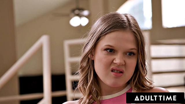 ADULT TIME - Nasty Stepsister Coco Lovelock Has First SQUIRTINg From Stepbro! FULL SCENE!