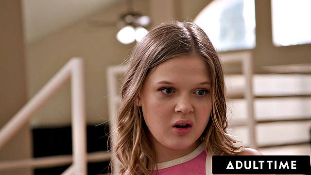 ADULT TIME - Nasty Stepsister Coco Lovelock Has First SQUIRTINg From Stepbro! FULL SCENE!