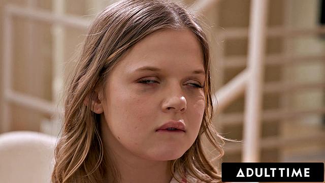 ADULT TIME - Nasty Stepsister Coco Lovelock Has First SQUIRTINg From Stepbro! FULL SCENE!