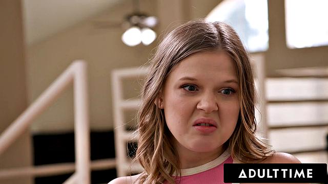 ADULT TIME - Nasty Stepsister Coco Lovelock Has First SQUIRTINg From Stepbro! FULL SCENE!