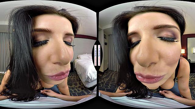 Romi Rain lets you have fun with her big ass and tits before she rides your dick